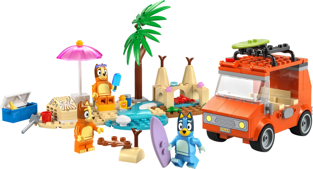 LEGO® DUPLO® Bluey's Beach & Family Car Trip 11202
