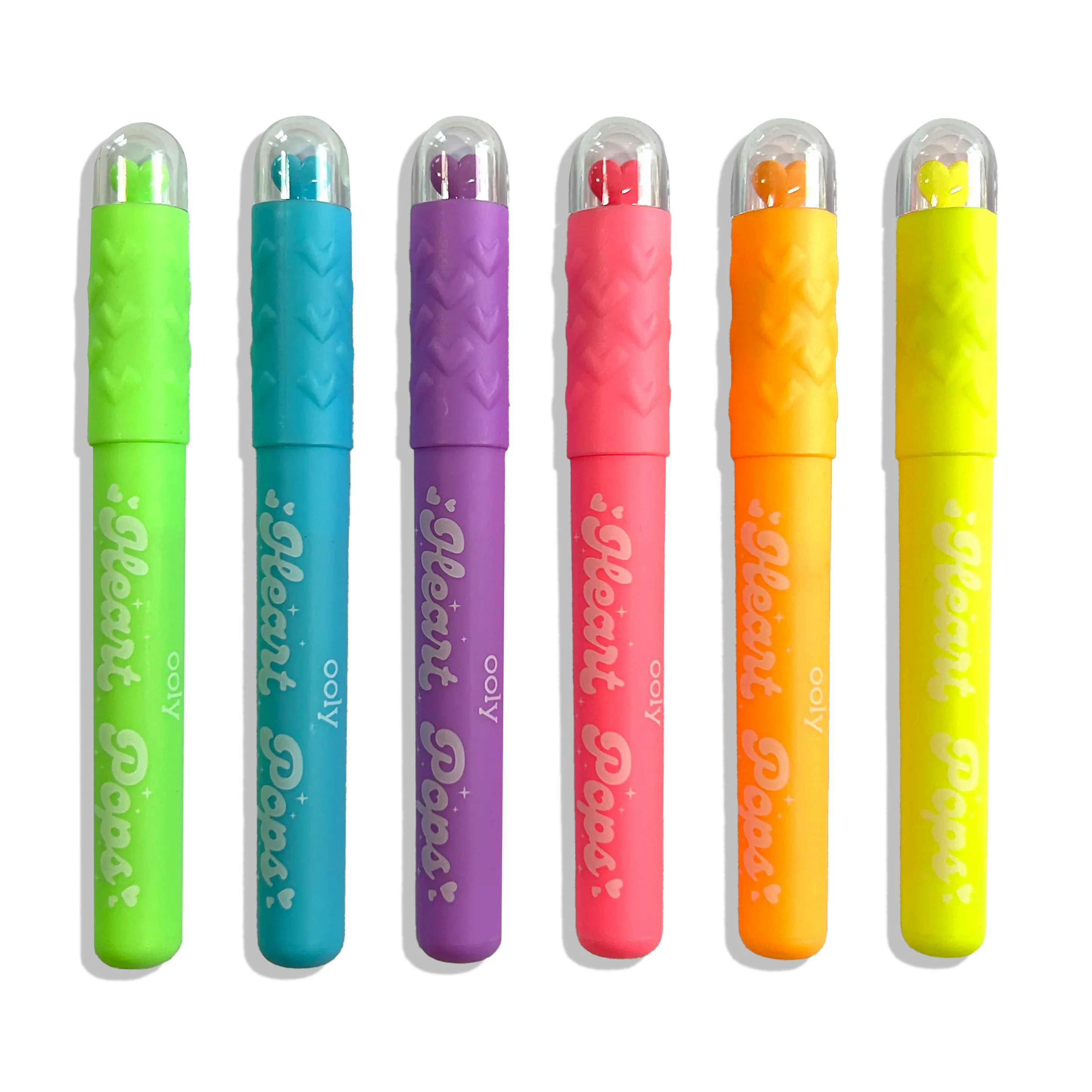 Ooly Heart Pops: Neon Highlighters (Set of 6)