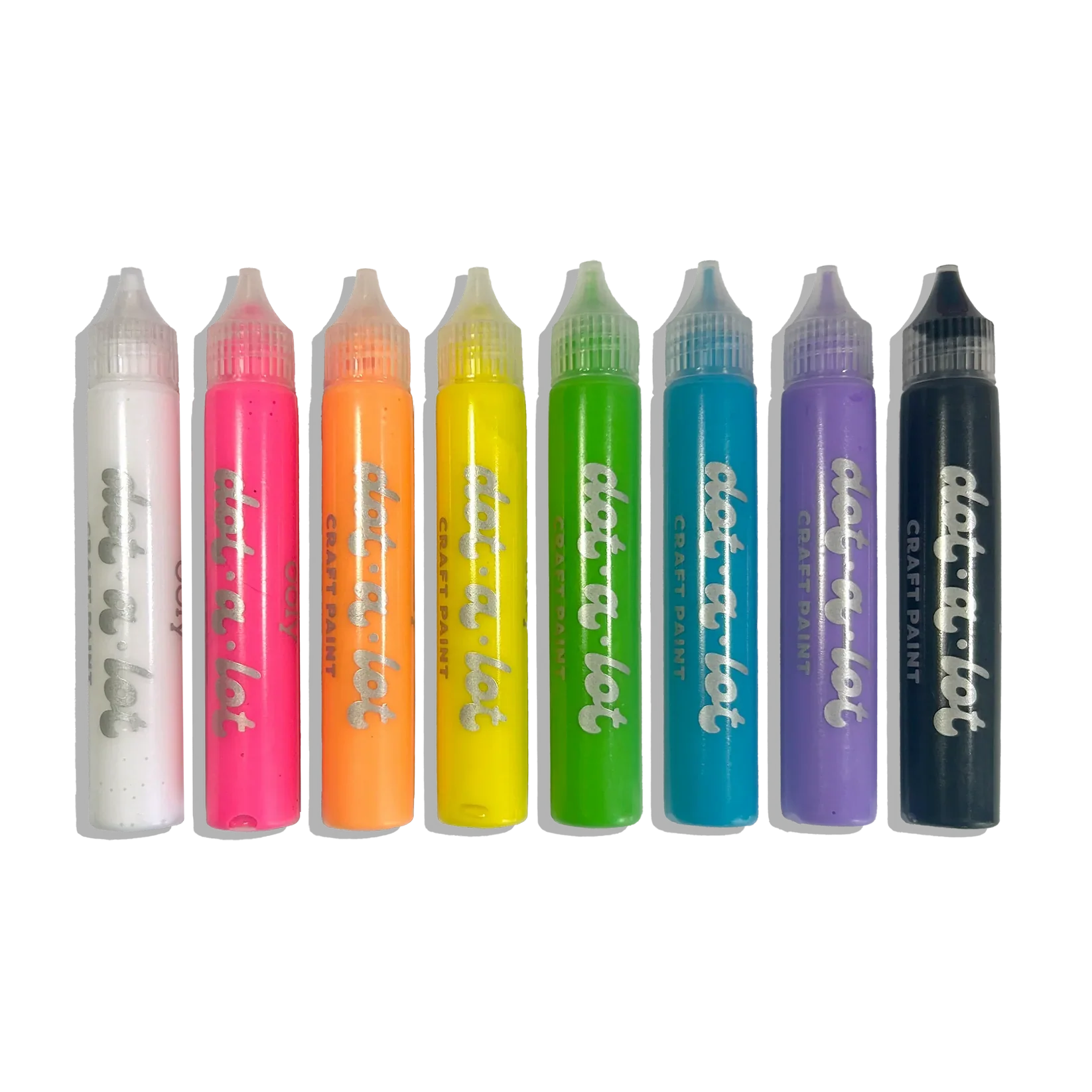 Ooly Dot-A-Lot: Dimensional Craft Paint - Bright (Set of 8)