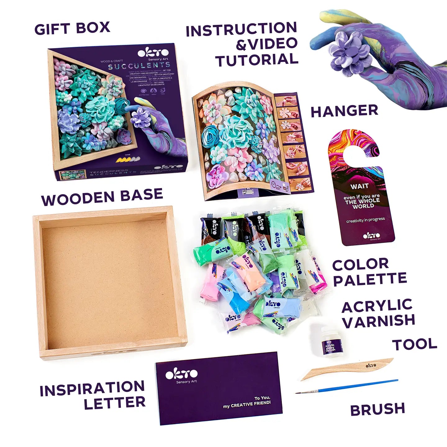 Okto Sensory Art 3D Woodcraft: Tenderness