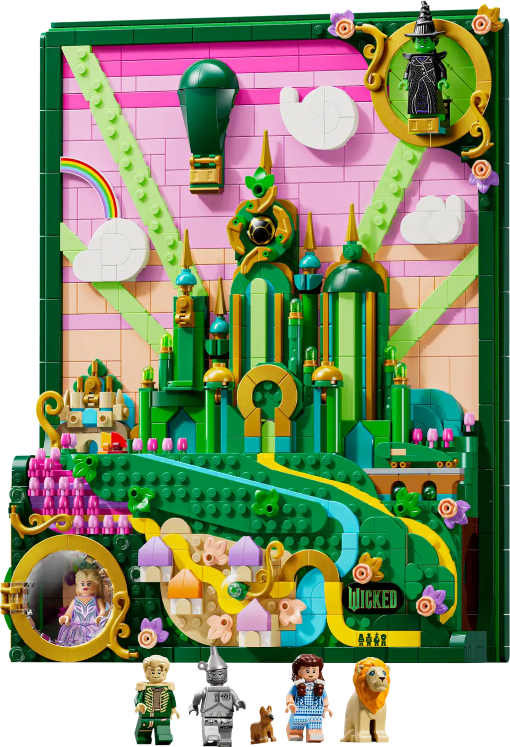 LEGO® Wicked: Emerald City Wall Art 75685
