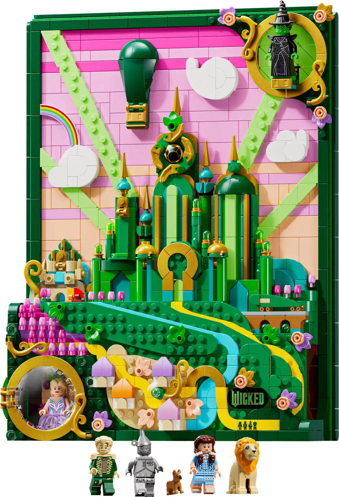 LEGO® Wicked: Emerald City Wall Art 75685