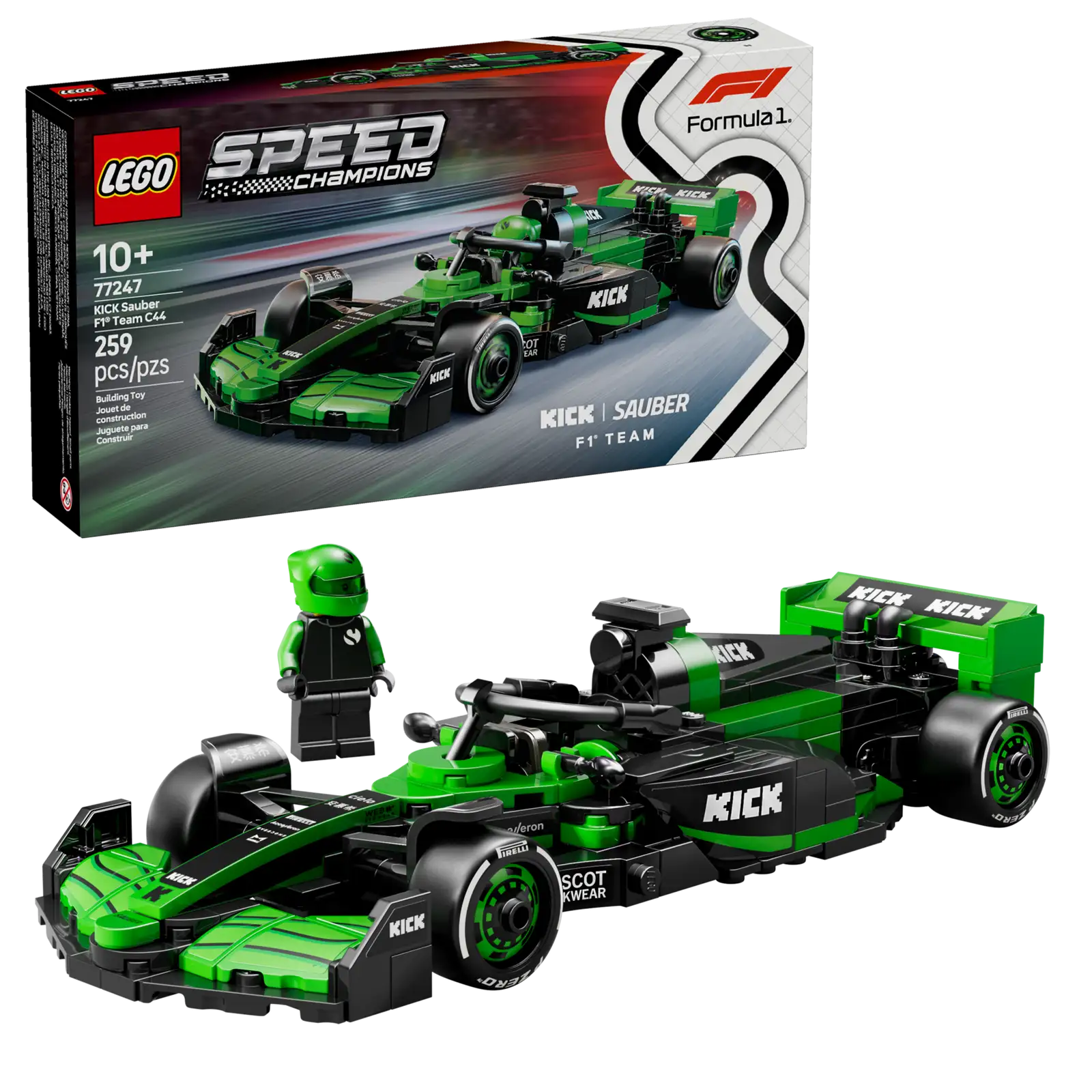 LEGO® Speed Challenge: KICK Sauber F1® Team C44 Race Car 77247