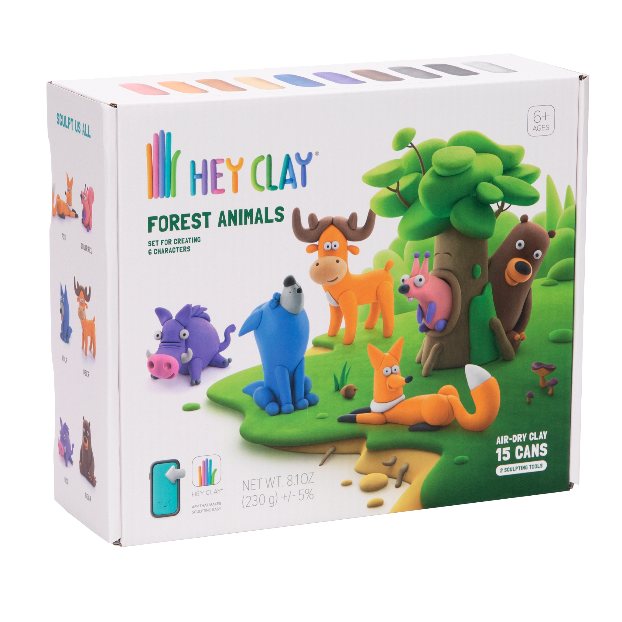Fat Brain Toys® Hey Clay - Forest Animals