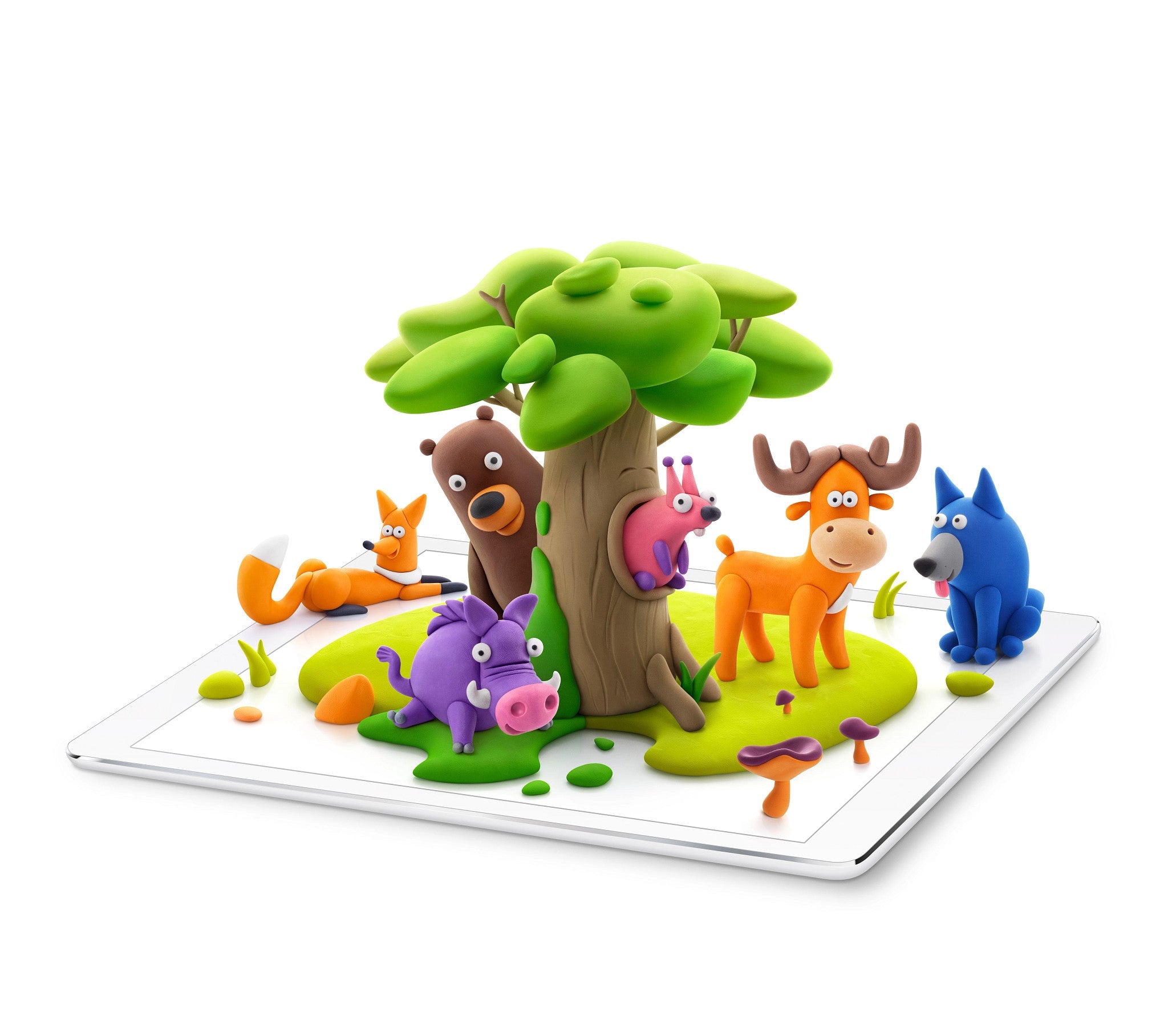 Fat Brain Toys® Hey Clay - Forest Animals