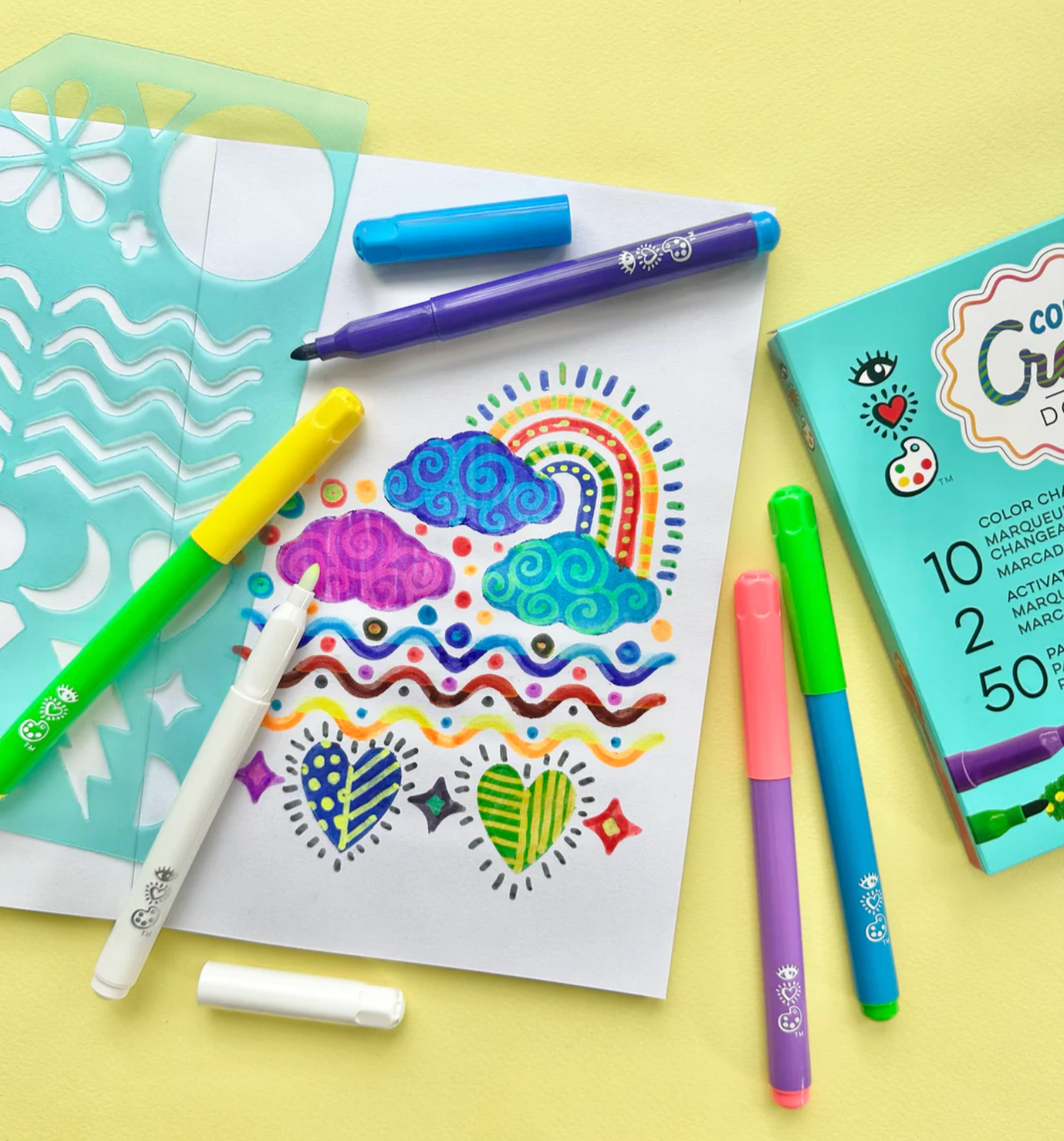 Bright Stripes Color Change Creations