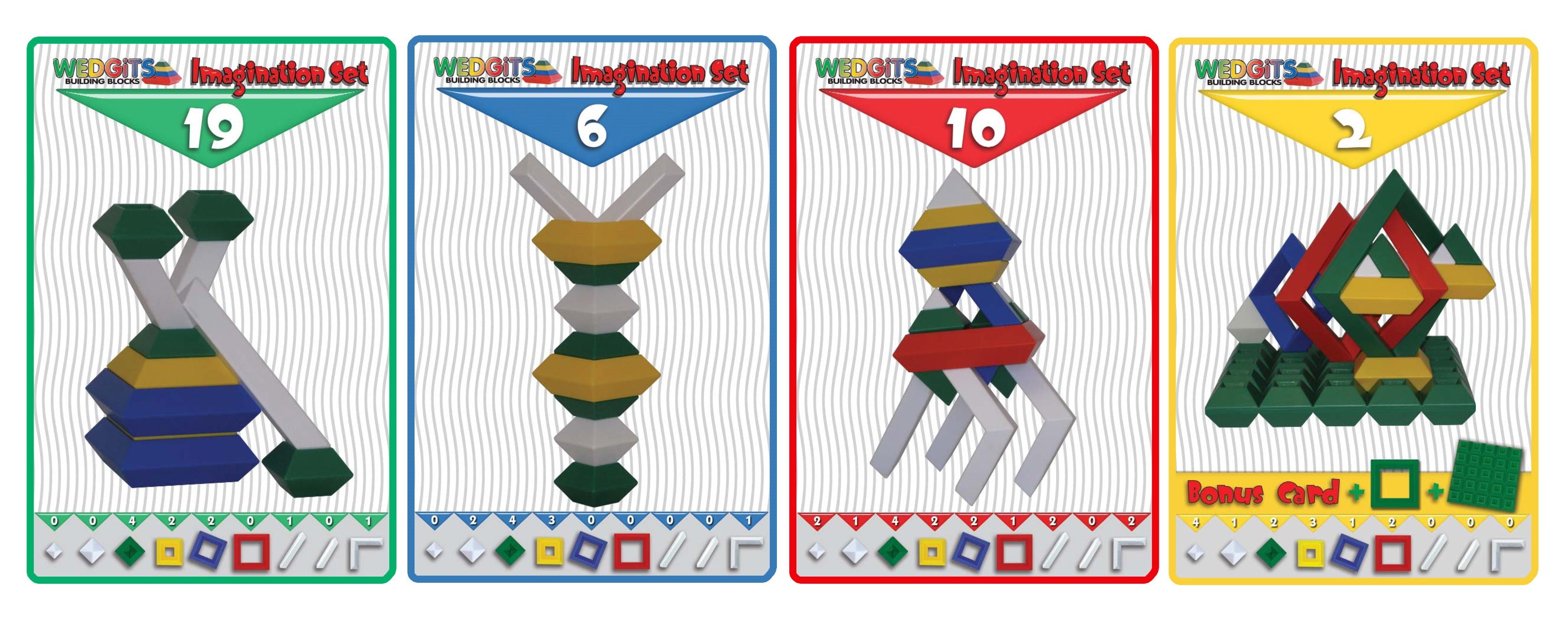 Wedgit Imagination Series Design Cards - Educational Flash Card Set